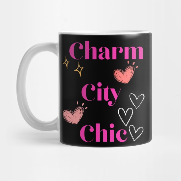 CHARM CITY CHIC PINK DESIGN by The C.O.B. Store